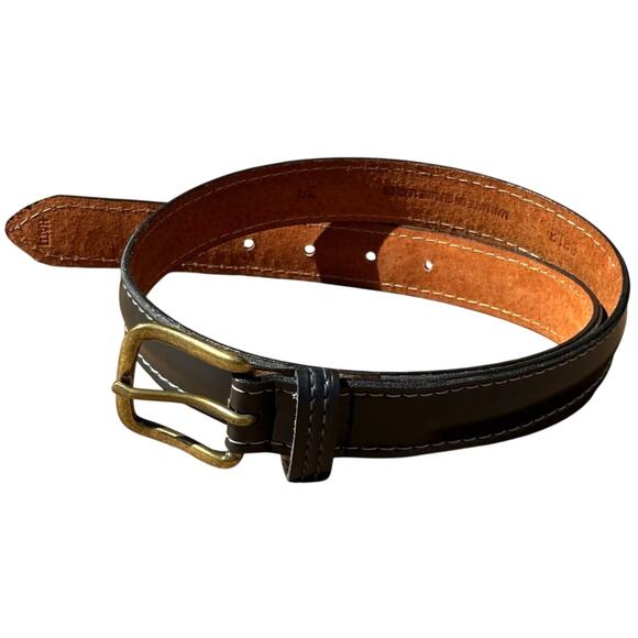 Brown Men's Belt - Picture 2 of 3